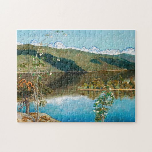 Akseli Gallen-Kallela - Thunderclouds on Horizon Legpuzzel (Horizontaal)