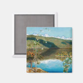 Akseli Gallen-Kallela - Thunderclouds on Horizon Magneet (Voorkant / Achterkant)