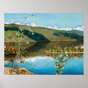 Akseli Gallen-Kallela - Thunderclouds on Horizon Poster