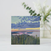 Akseli Gallen-Kallela - Uitzicht over een meer bij Kaart (Staand voorkant)