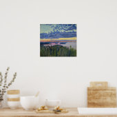 Akseli Gallen-Kallela - Uitzicht over een meer bij Poster (Keuken)