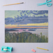 Akseli Gallen-Kallela - Uitzicht over een meer bij Tissuepapier (Craft)