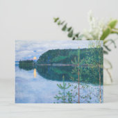 Akseli Gallen-Kallela - Voorjaarsnacht Bedankkaart (Staand voorkant)