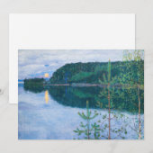 Akseli Gallen-Kallela - Voorjaarsnacht Bedankkaart (Voorkant / Achterkant)