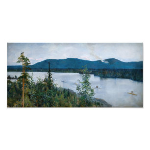 Akseli Gallen-Kallela - Vuokatti Foto Afdruk