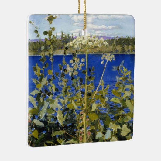 Akseli Gallen-Kallela - Wild Angelica Keramisch Ornament (Rechts)