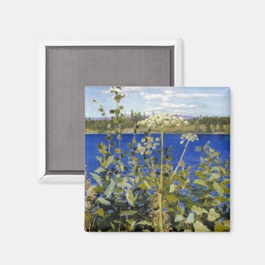 Akseli Gallen-Kallela - Wild Angelica Magneet (Voorkant / Achterkant)
