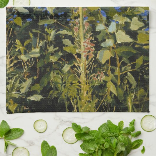 Akseli Gallen-Kallela - Wild Angelica Theedoek (Gevouwen)