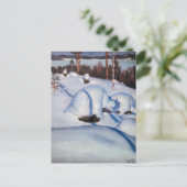 Akseli Gallen-Kallela - Winterlandschap #1 Briefkaart (Staand voorkant)