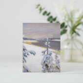 Akseli Gallen-Kallela - Winterlandschap #2 Briefkaart (Staand voorkant)
