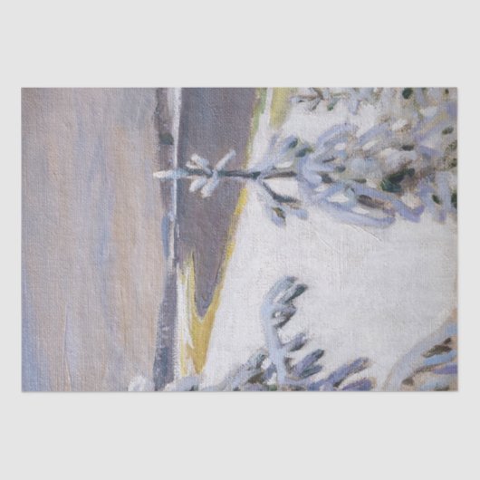 Akseli Gallen-Kallela - Winterlandschap #2 Tissuepapier (Voorkant)