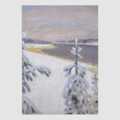 Akseli Gallen-Kallela - Winterlandschap #2 Tissuepapier