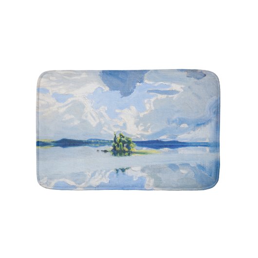 Akseli Gallen-Kallela - Wolken boven een meer Badmat (Voorkant)