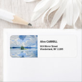 Akseli Gallen-Kallela - Wolken boven een meer Etiket (Insitu)