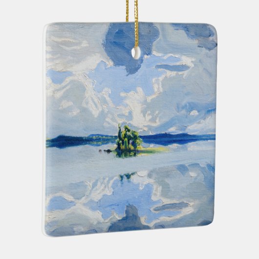 Akseli Gallen-Kallela - Wolken boven een meer Keramisch Ornament (Rechts)