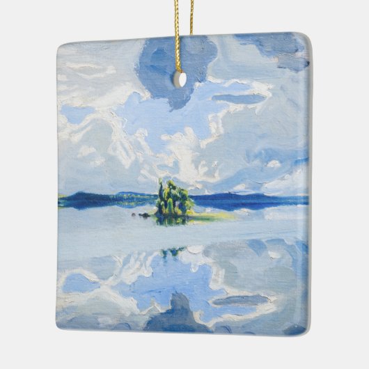 Akseli Gallen-Kallela - Wolken boven een meer Keramisch Ornament (Links)