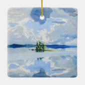 Akseli Gallen-Kallela - Wolken boven een meer Keramisch Ornament (Achterkant)