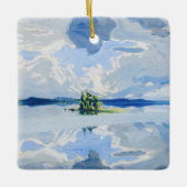 Akseli Gallen-Kallela - Wolken boven een meer Keramisch Ornament (Voorkant)