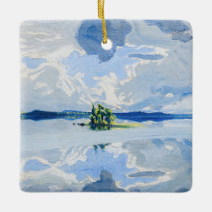Akseli Gallen-Kallela - Wolken boven een meer Keramisch Ornament