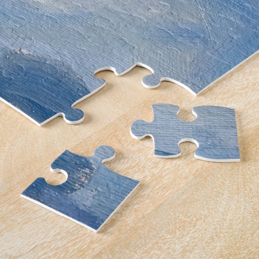 Akseli Gallen-Kallela - Wolken boven een meer Legpuzzel (Zijkant)