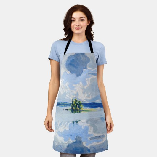 Akseli Gallen-Kallela - Wolken boven een meer Schort (Gedragen)