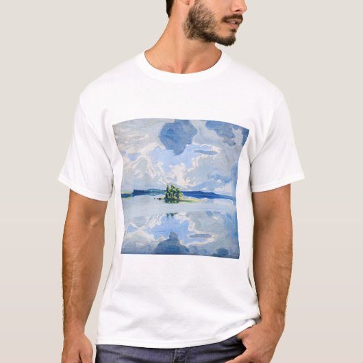 Akseli Gallen-Kallela - Wolken boven een meer T-shirt (Voorkant)