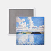 Akseli Gallen-Kallela - Wolkentorens Magneet (Voorkant / Achterkant)