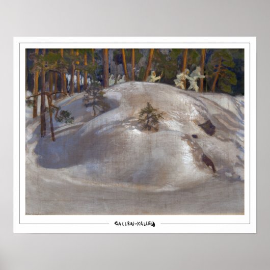 Akseli Gallen-Kallela Zedign Art Poster #125 (Voorkant)