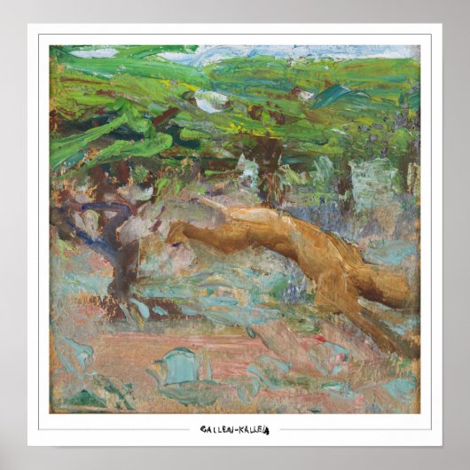 Akseli Gallen-Kallela Zedign Art Poster #246 (Voorkant)