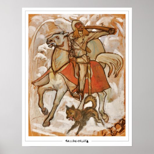 Akseli Gallen-Kallela Zedign Art Poster #262 (Voorkant)