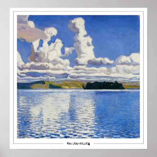 Akseli Gallen-Kallela Zedign Art Poster #31 (Voorkant)