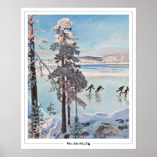 Akseli Gallen-Kallela Zedign Art Poster #34 (Voorkant)