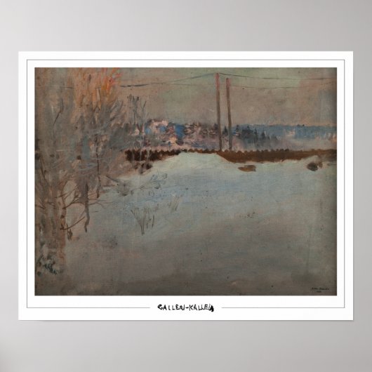 Akseli Gallen-Kallela Zedign Art Poster #354 (Voorkant)