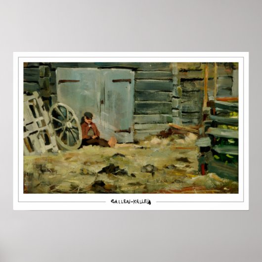 Akseli Gallen-Kallela Zedign Art Poster #371 (Voorkant)