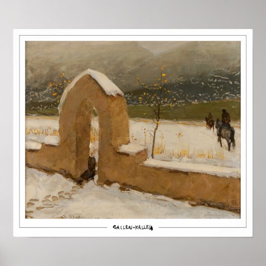 Akseli Gallen-Kallela Zedign Art Poster #379 (Voorkant)