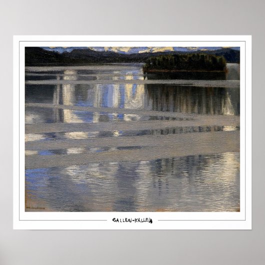 Akseli Gallen-Kallela Zedign Art Poster #381 (Voorkant)