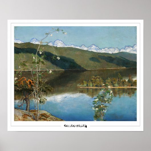 Akseli Gallen-Kallela Zedign Art Poster #384 (Voorkant)