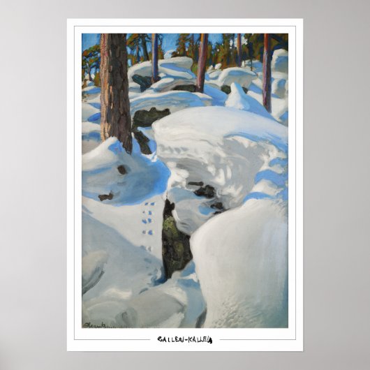 Akseli Gallen-Kallela Zedign Art Poster #385 (Voorkant)