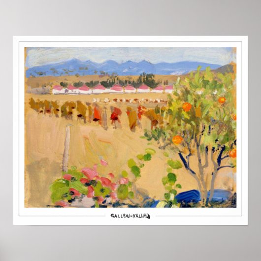 Akseli Gallen-Kallela Zedign Art Poster #393 (Voorkant)