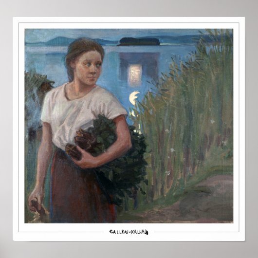 Akseli Gallen-Kallela Zedign Art Poster 8 (Voorkant)