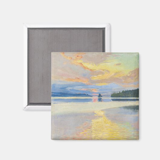 Akseli Gallen-Kallela - Zonsondergang boven het Ru Magneet (Voorkant / Achterkant)