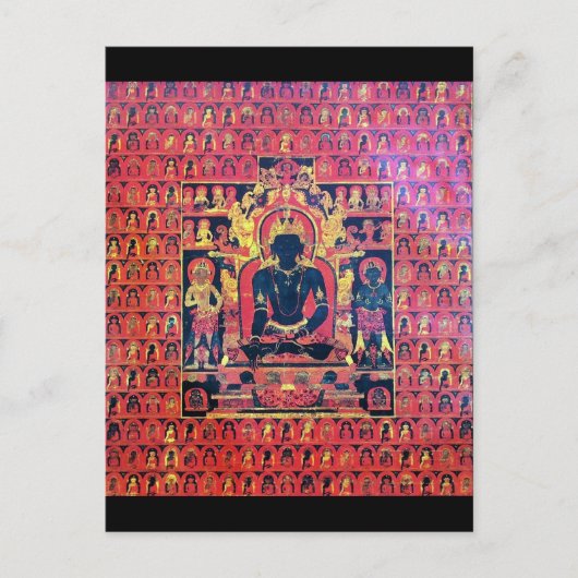 Akshobya Buddha Altar Kaart (Voorkant)