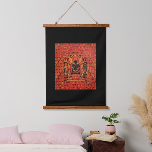 Akshobya Wisdom Buddha Hangend Wandkleed (Slaapkamer)