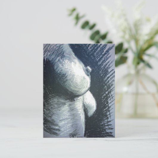 Akt, Frau Briefkaart (Staand voorkant)