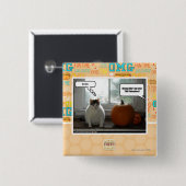 Akte cool vierkante button 5,1 cm (Voorkant /achterkant)