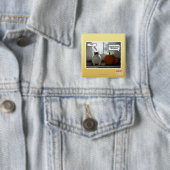 Akte cool vierkante button 5,1 cm (In situ)