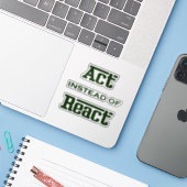 Akte in plaats van React Sticker (Laptop met iPhone)