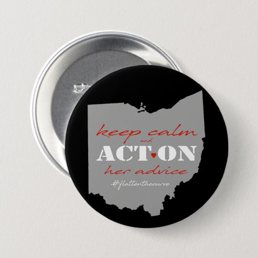 Akte op haar Advice Button (Voorkant /achterkant)