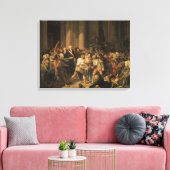Akte van Koerdische Monsieur Defontenay Canvas Afdruk (Insitu (Woonkamer))