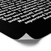 Akte van Spirituele Gemeenschappen Poster (Hoek)